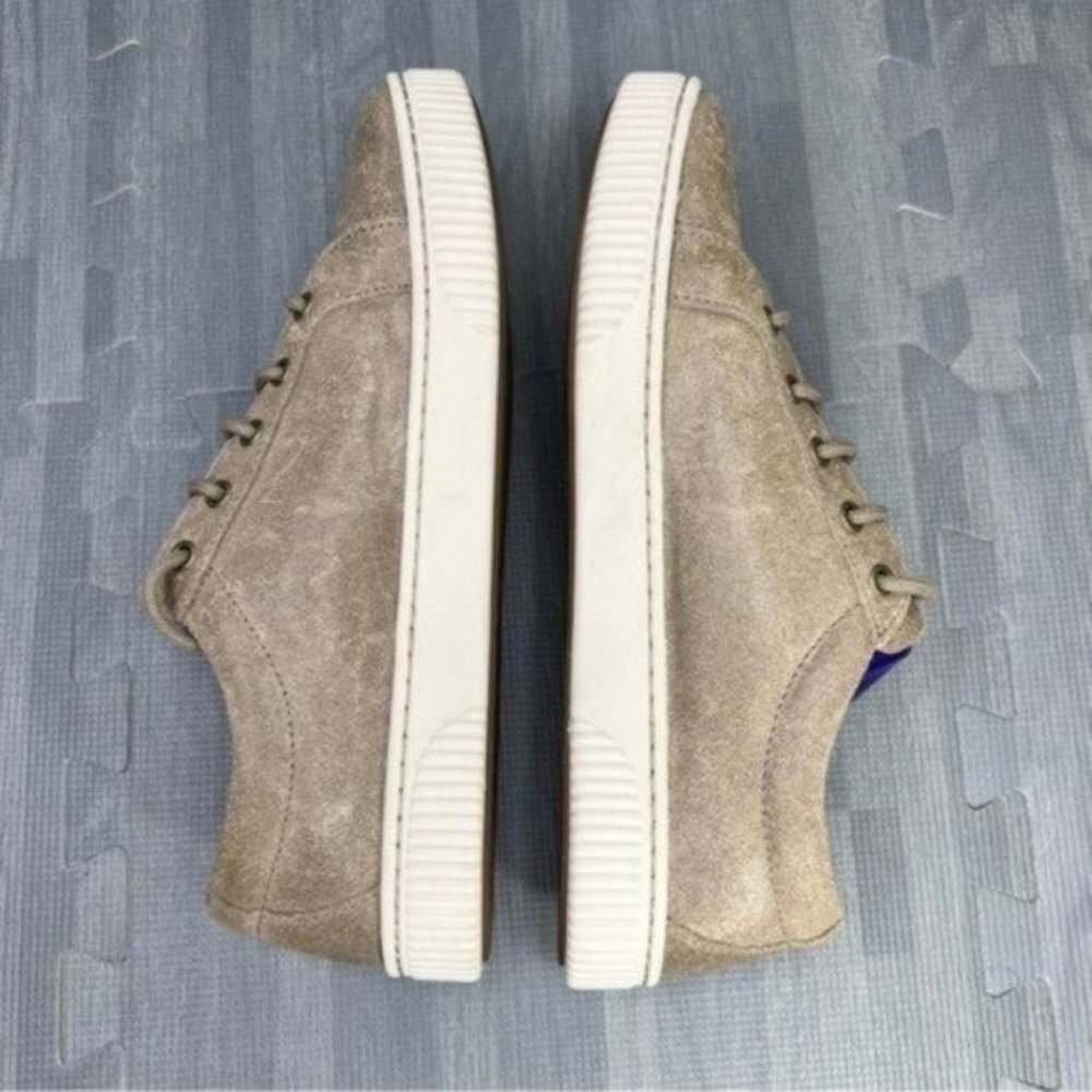 BORN Tamara Distressed Sneakers Tan Women's Size 8 - Picture 6 of 10